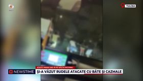 VIDEO Doi soți și fiul lor de 17 ani au fost atacați în plină stradă de niște indivizi înarmați ca pentru război